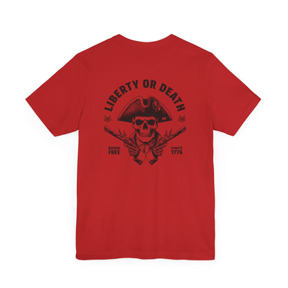 Give Me Liberty Or Give Me Death T-Shirt Shirt Red 1776 Remain Free