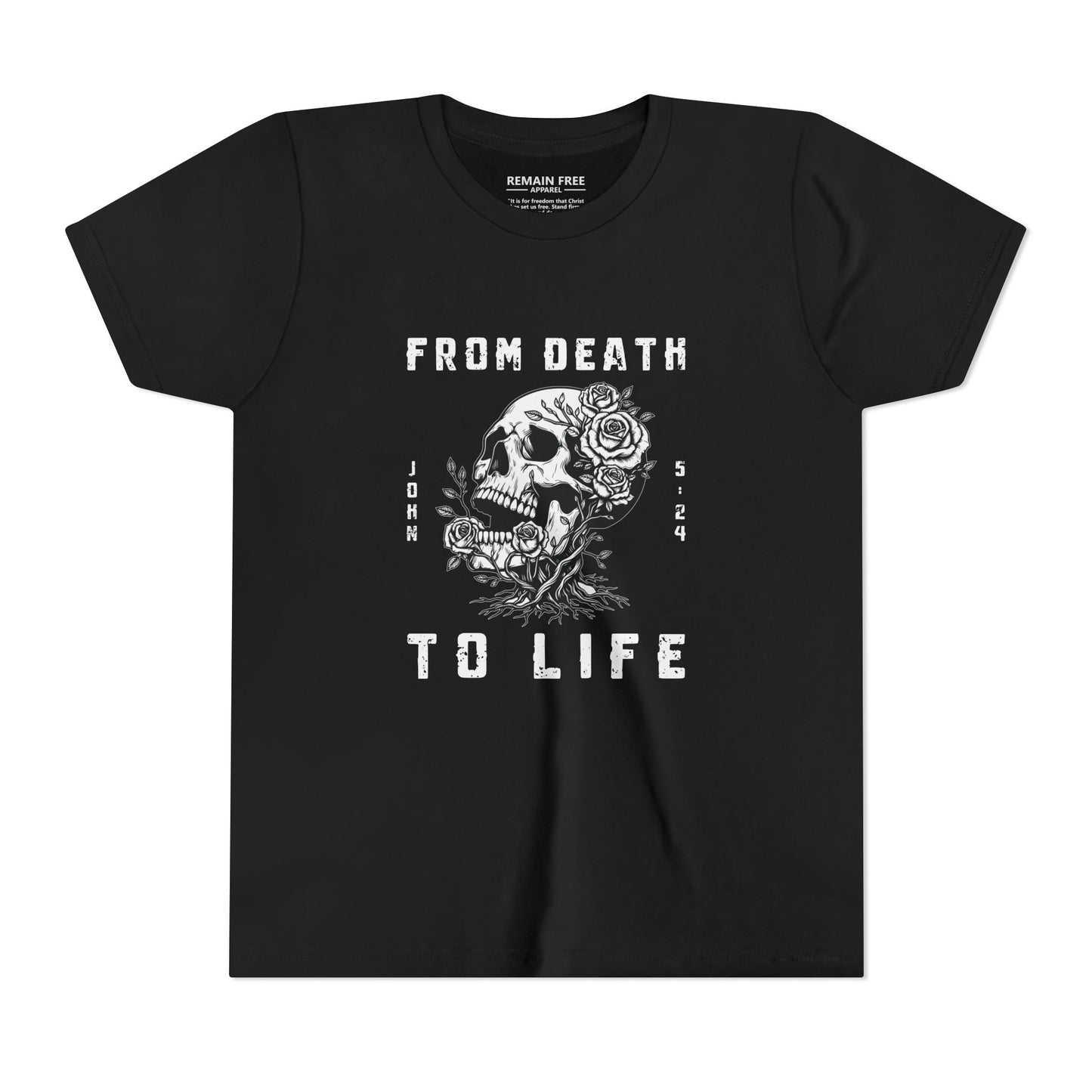Youth Shirt From Death To Life Christian