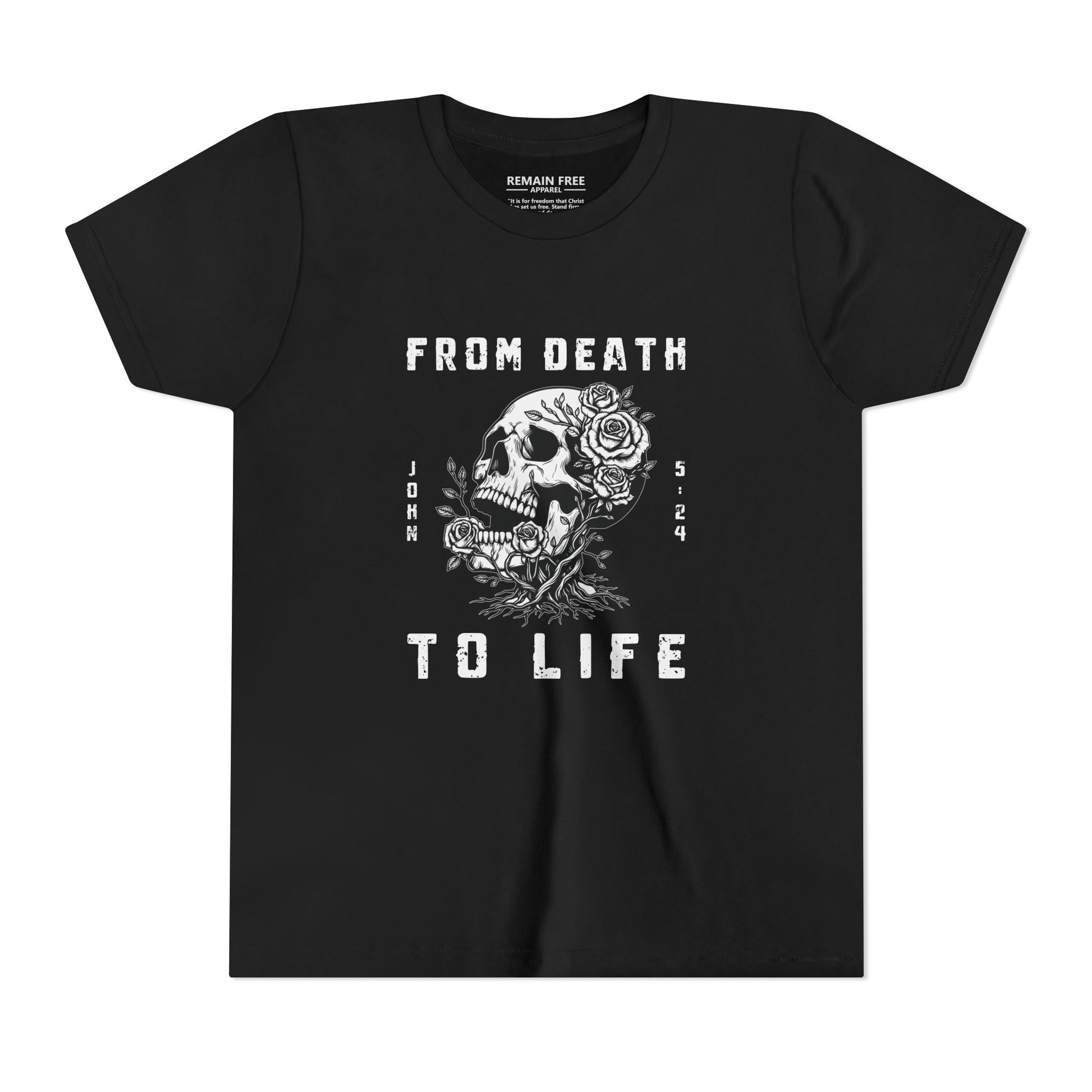 Youth Shirt From Death To Life Christian
