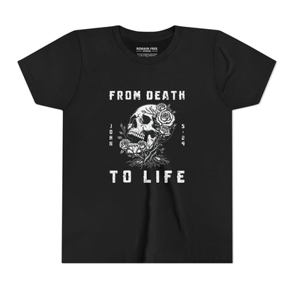 Youth Shirt From Death To Life Christian