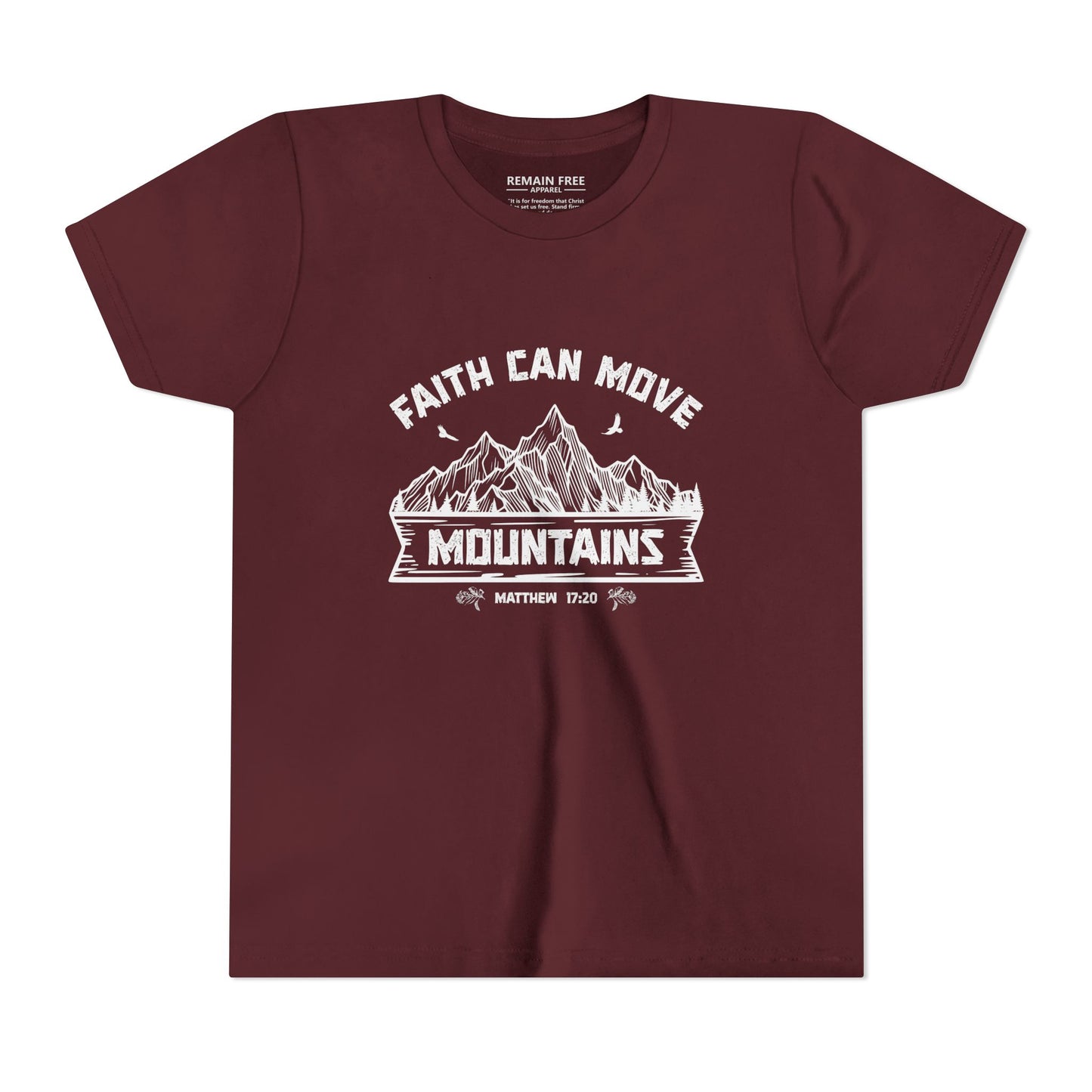 Youth Faith Can Move Mountains T-Shirt