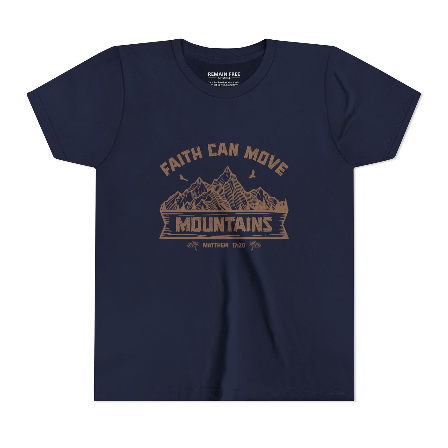 Youth Faith Can Move Mountains T-Shirt